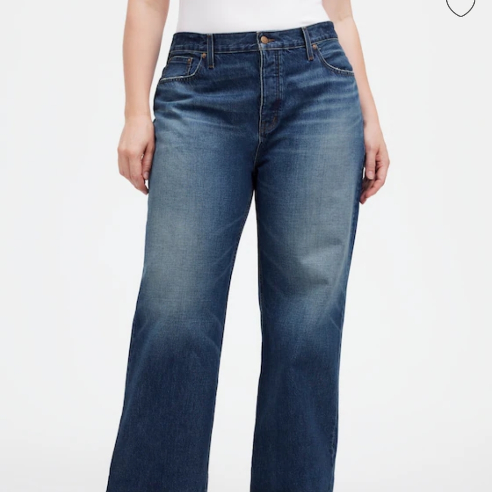 Madewell Dark Blue Low-Slung Baggy Jeans